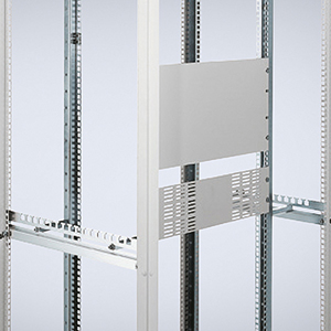 Front panel for mild steel floor standing enclosures